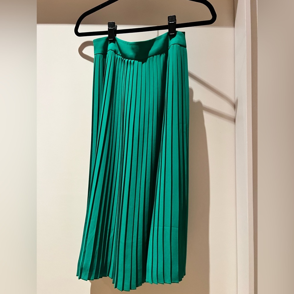 JCrew pleated skirt